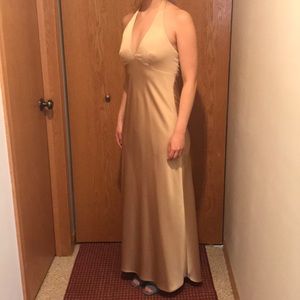 Gold maxi dress BCBG